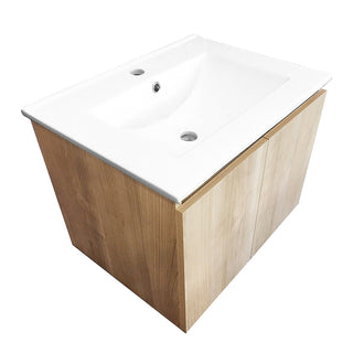 Mueble Vanitorio Ermes Nogal + Cubierta 70x46x50 cm