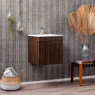 Mueble Vanitorio Moyen Roble + Cubierta 50x46x50 cm