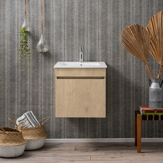 Mueble Vanitorio Moyen Nogal + Cubierta 50x46x50 cm