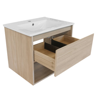 Mueble Vanitorio Zoé Acácia + Cubierta 100x46x50 cm