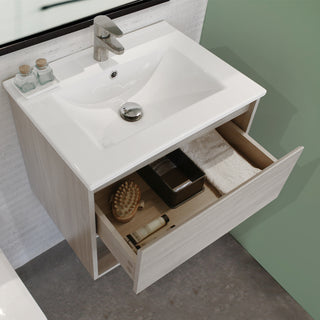 Mueble Vanitorio Zoé Acácia + Cubierta 70x46x50 cm