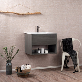 Mueble Vanitorio Zoé Ulmo + Cubierta 120x46x50 cm