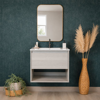 Mueble Vanitorio Zoé Albayalde + Cubierta 50x46x50 cm