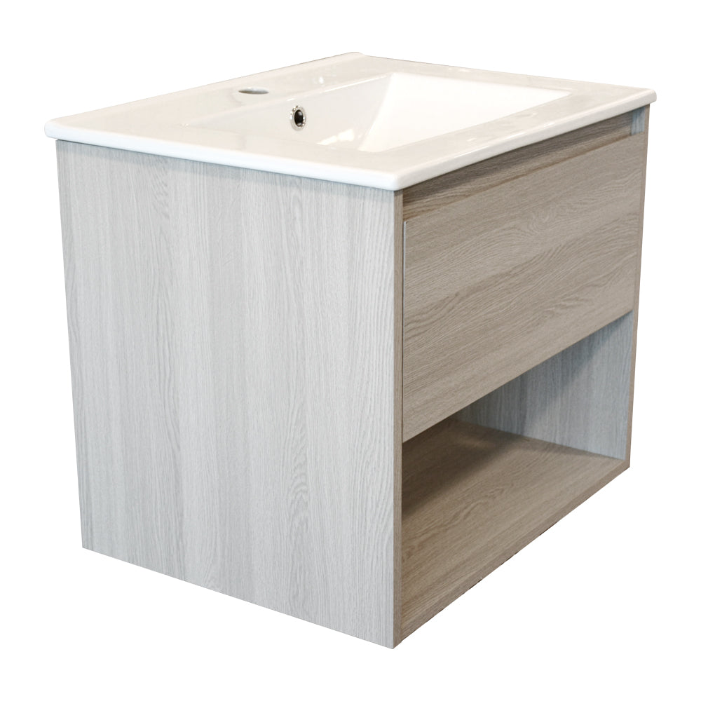 Mueble Vanitorio Zoé Albayalde + Cubierta 90x46x50 cm
