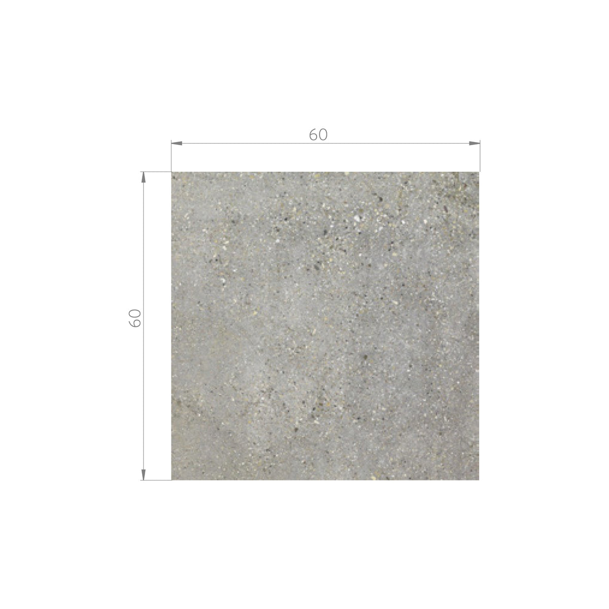 SALDO - TDC2 - BETON GREY EXTERNAL Gres Antideslizante 60x60 RT