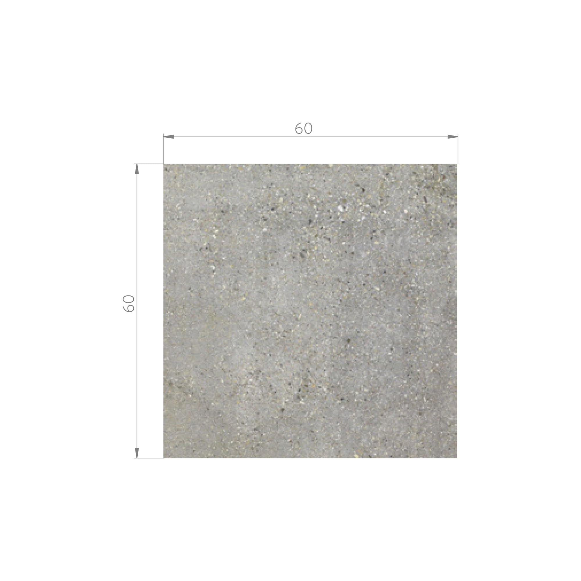 SALDO - TDC2 - BETON GREY EXTERNAL Gres Antideslizante 60x60 RT