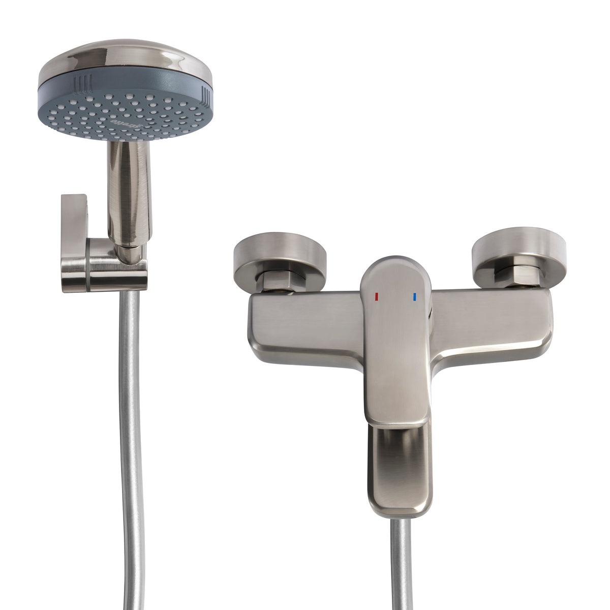 Monomando Tina Ducha Marsella Níquel Bruñido