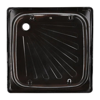 Receptáculo de Acero Esmaltado 80x80x15 cm Atenas Con Desagüe