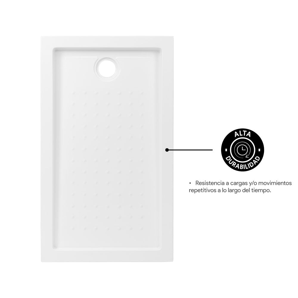 Receptáculo de Ducha Zeus 70x15 cm sin Desagüe