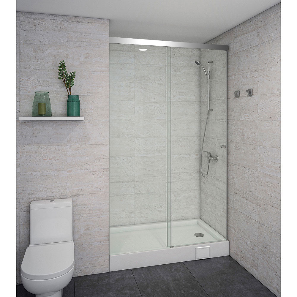 Mampara Corredera Agori 140X185 Ajustable ±1 cm Cromado