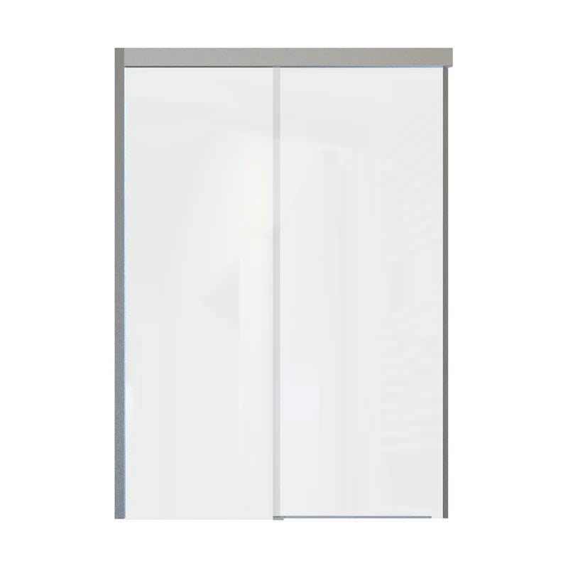 Mampara Corredera 110x185 cm Ajustable ±3 cm Cromado