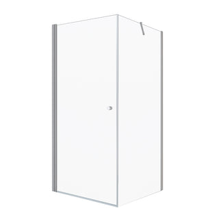 Mampara Esquinera 70x70x185 cm Puerta Abatible