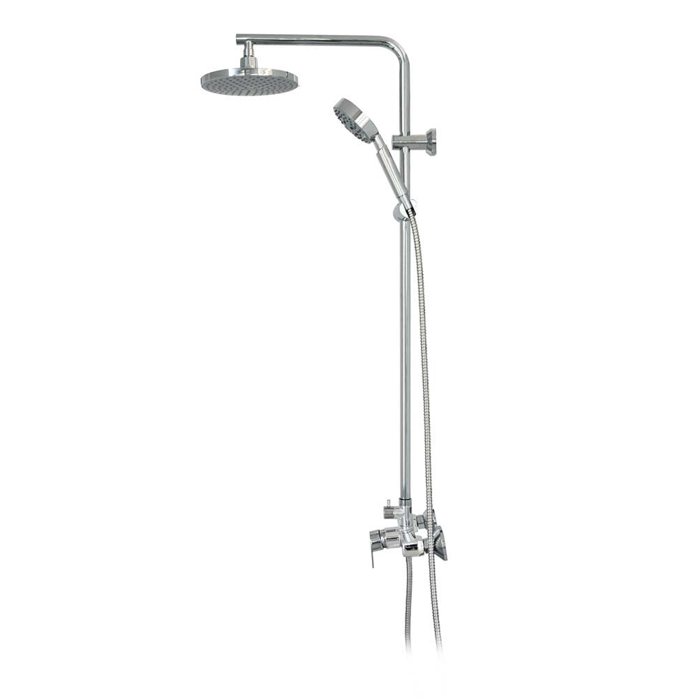 Columna de Ducha + Grifería Filippo Cromo