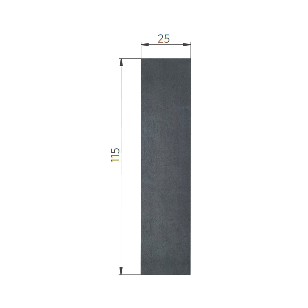 Semi Gres - Detroit Gray  Mate 25x115 Rectificado