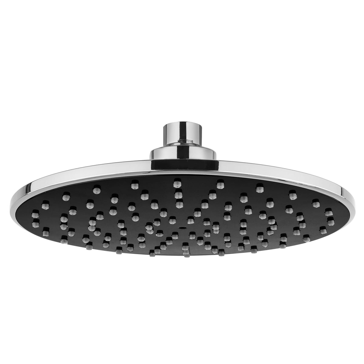Plato Ducha 20 cm Cromo/Negro