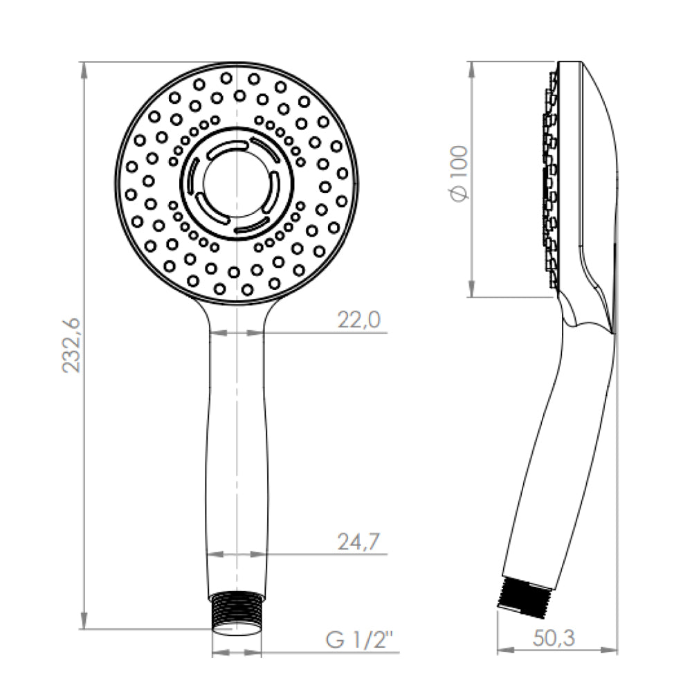 Maneral de Ducha Rimini