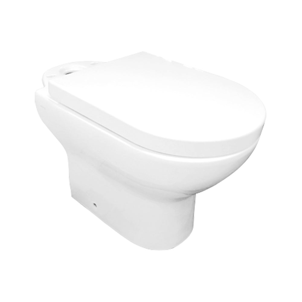 Taza WC Acros Plus con Fijaciones y Manguito 110 a Muro