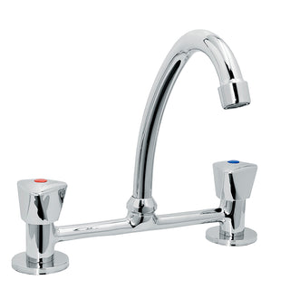 Combinación Lavaplatos 8" Miami Cromo