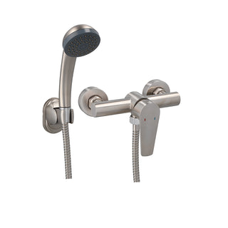 Monomando Ducha Verceli Inox Satinado