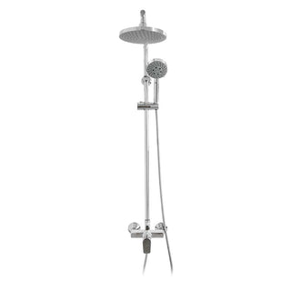 Pack Baño Altea | Mampara 70x70 + Receptáculo + Columna Ducha Cromo