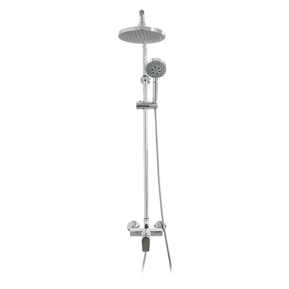 Pack Baño Altea | Mampara + Receptáculo + Columna Ducha Cromo