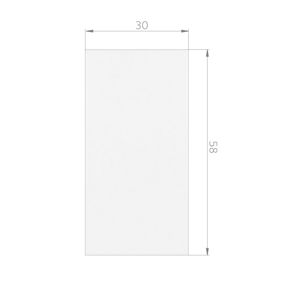 SALDO - T56C6 - WHITE MATE Ceramica Muro Blanco Acet. 30x58 RT