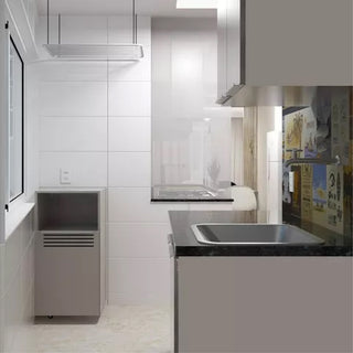 Cerámica Muro - Dream White Brillo Blanco 30x58 Rectificado