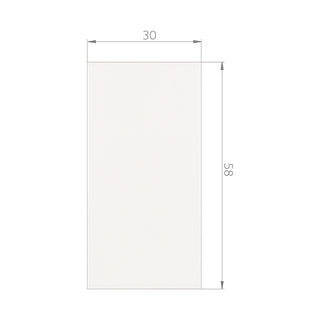 Cerámica Muro - Dream White Brillo Blanco 30x58 Rectificado