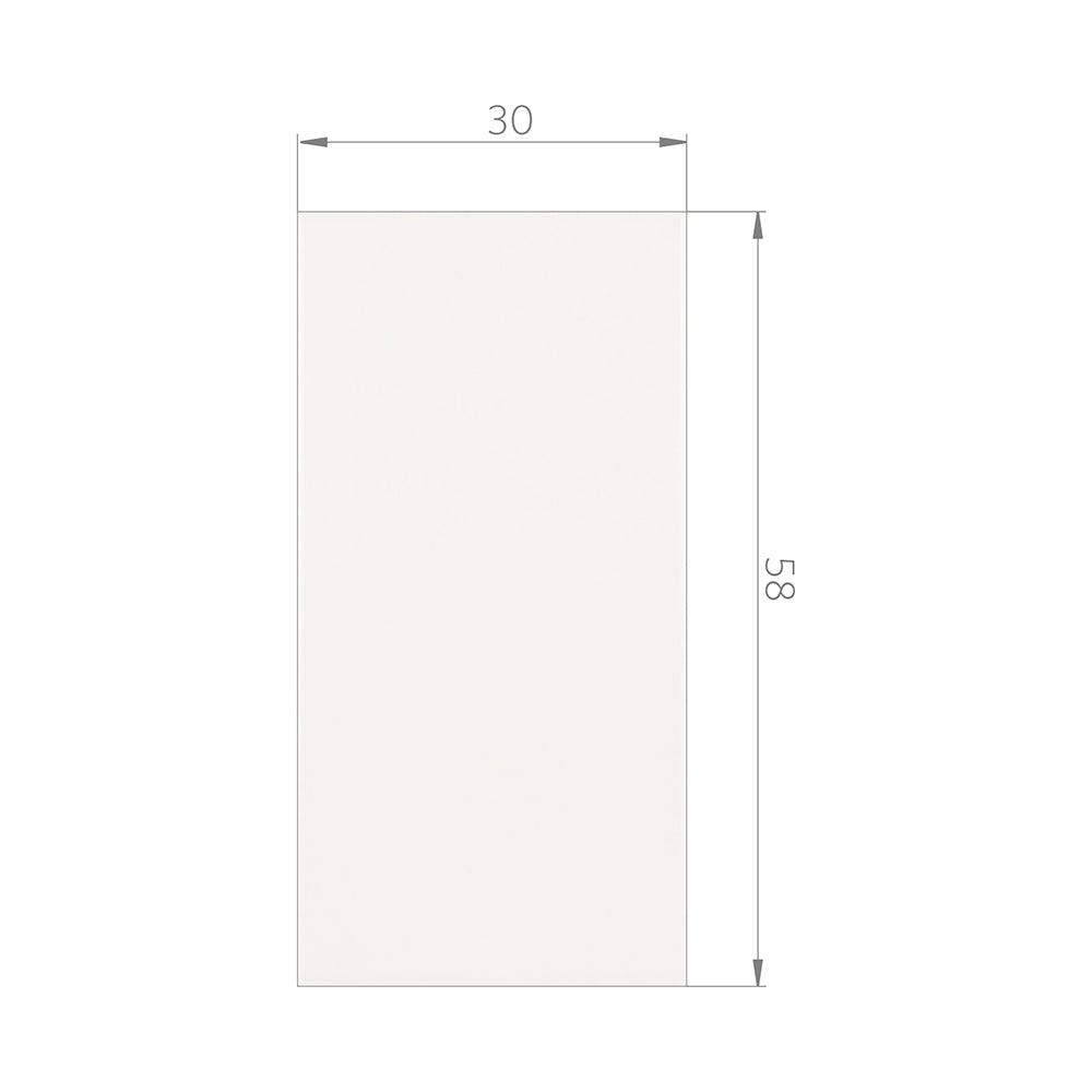 Cerámica Muro - Dream White Brillo Blanco 30x58 Rectificado