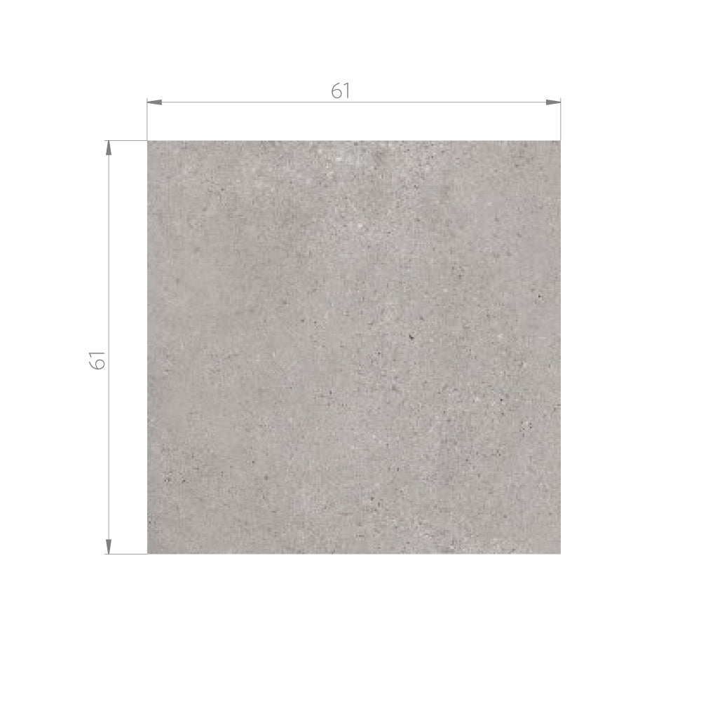 SALDO - T3035C11 - 61524 CONCRETE GRAY Porcelanato Antideslizante 61x61 RT