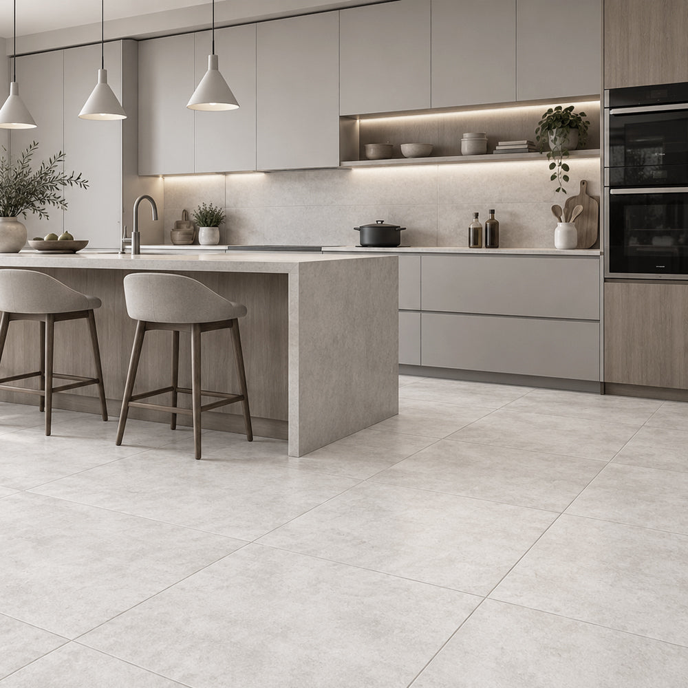 Cerámica Piso -  Cimento Urban Grigio Mate 55x55 Rectificado