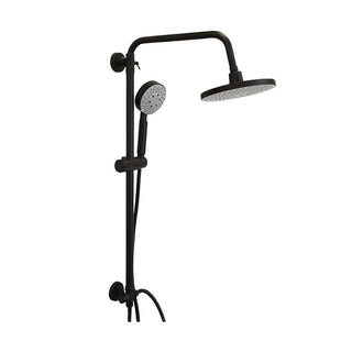 Pack Baño Gótico | Griferías + Columna Ducha Negro Mate