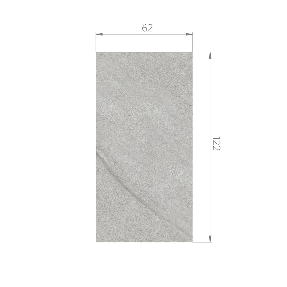 Porcelanato - Castello De Rochester Acetinado 62x122 Rectificado