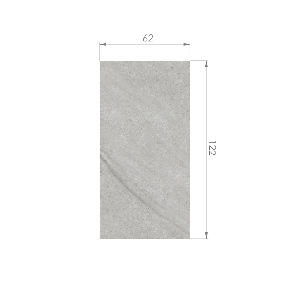 Porcelanato - Castello De Rochester  Antideslizante 62x122 Rectificado