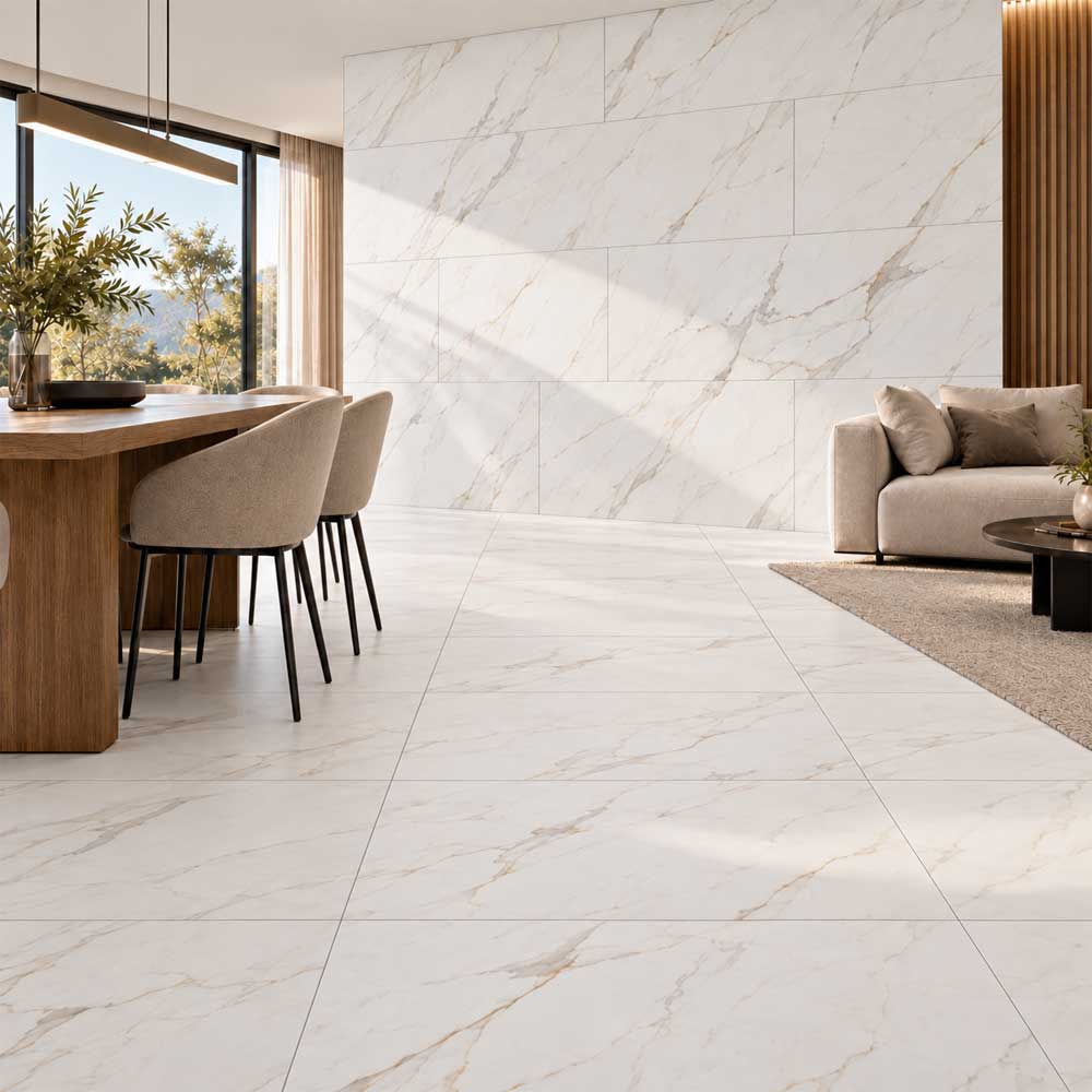 Porcelanato - Gran Calacata Gold Acetinado 62x122 RT