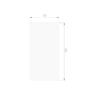 Cerámica Muro -  White Absolute Blanco Brillo 33x60 Rectificado