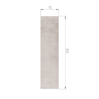Gres - Central Grigio Matt 15x60 Rectificado