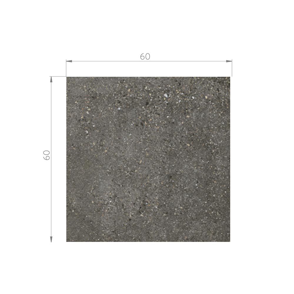 Gres - Beton Charcoal Matt 60x60 Rectificado