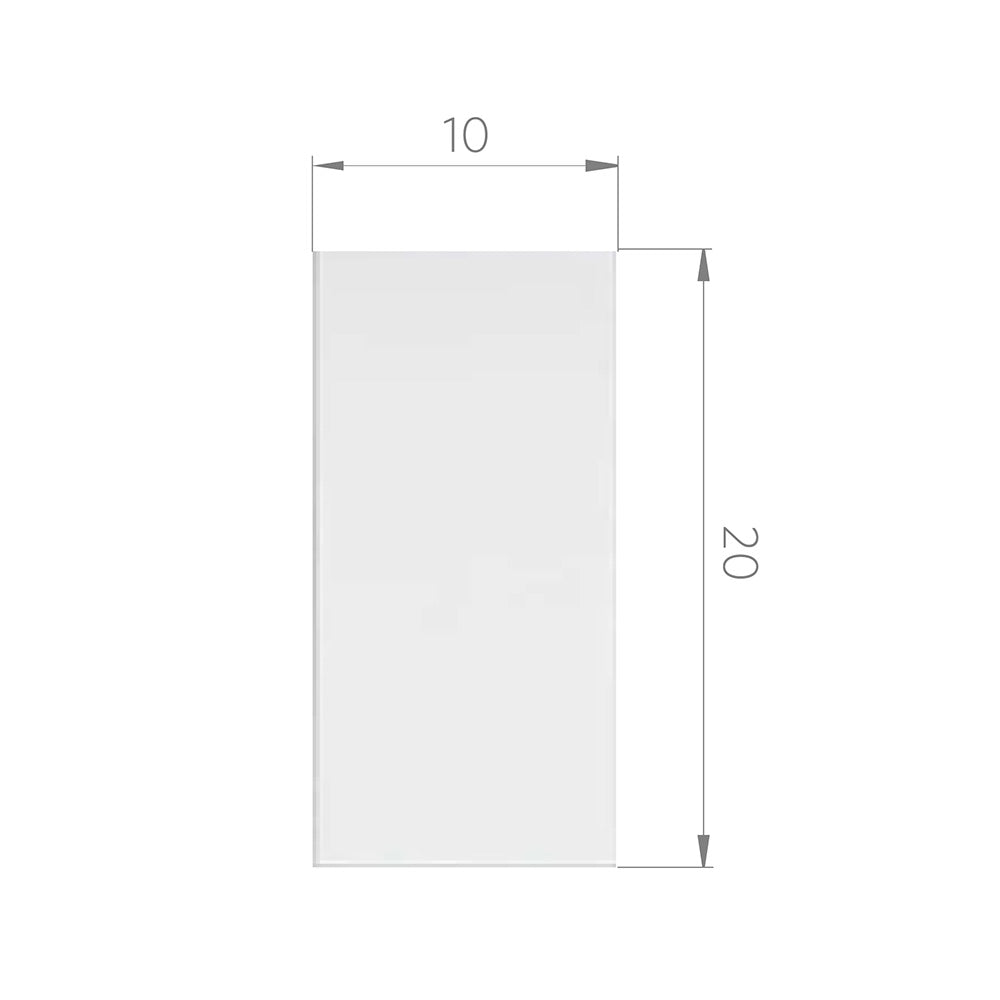 Cerámica Muro -  Brick Brillo Blanco 10x20