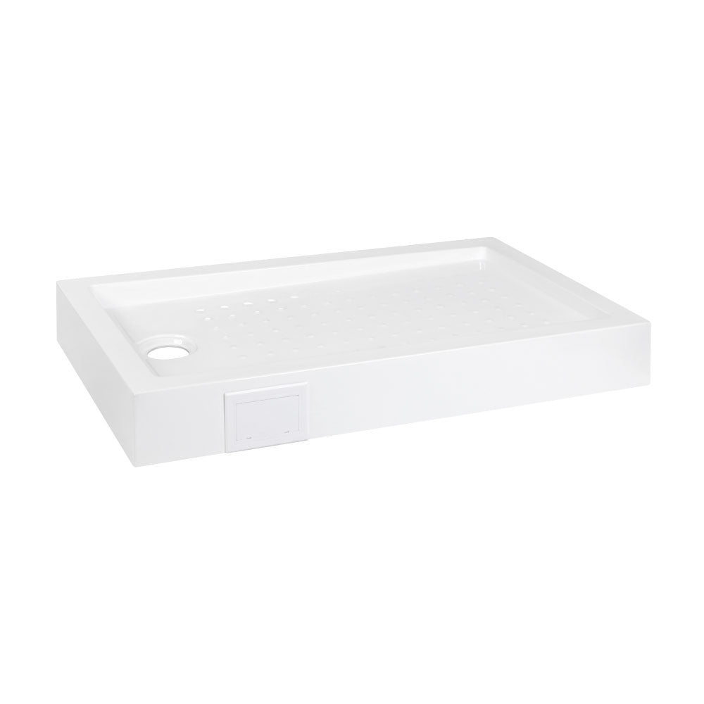 Pack Baño Oviedo | Mampara Corredera + Receptáculo | 120 cm ancho