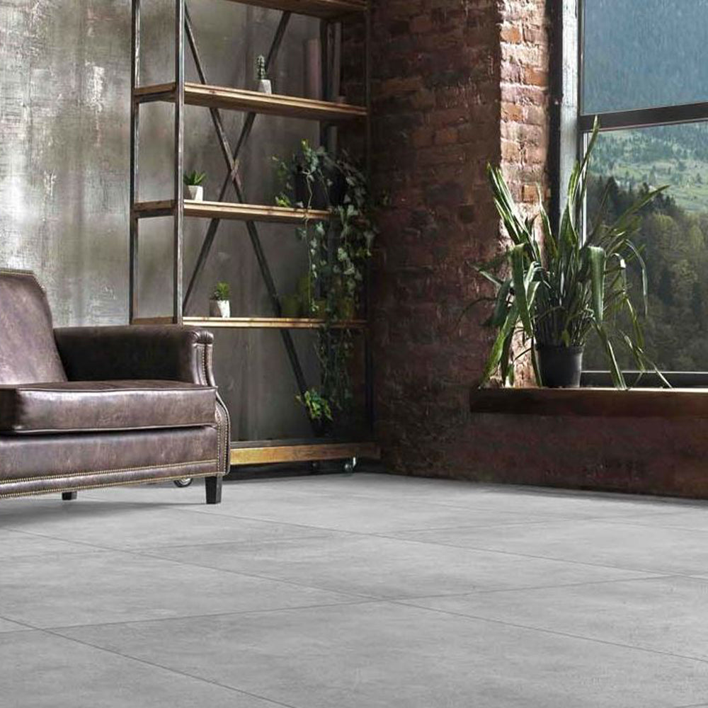 Porcelanato - Balance Cement Gris Acetinado 58x58 RT
