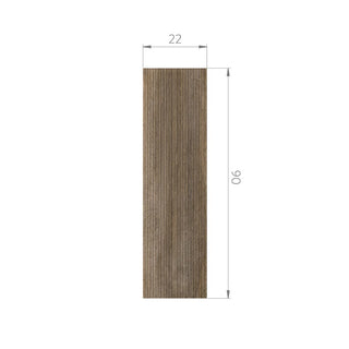 Porcelanato - Islandia Moka As Antideslizante 22x90 Rectificado