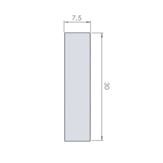 Cerámica  Muro - Brick Soho Green Mate  7,5 x 30