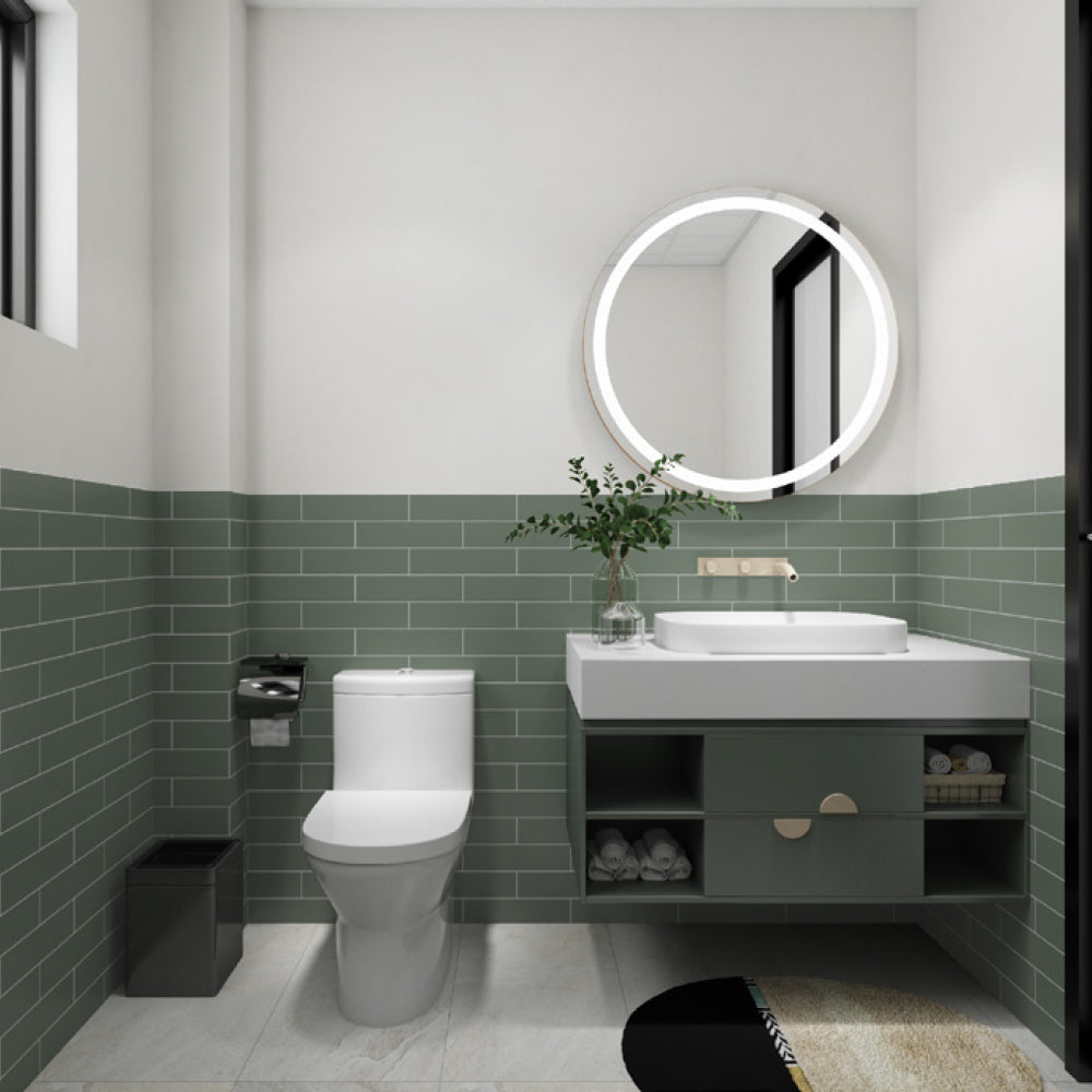 NOLITA OLIVA MATE Ceramica Muro 7.5x30