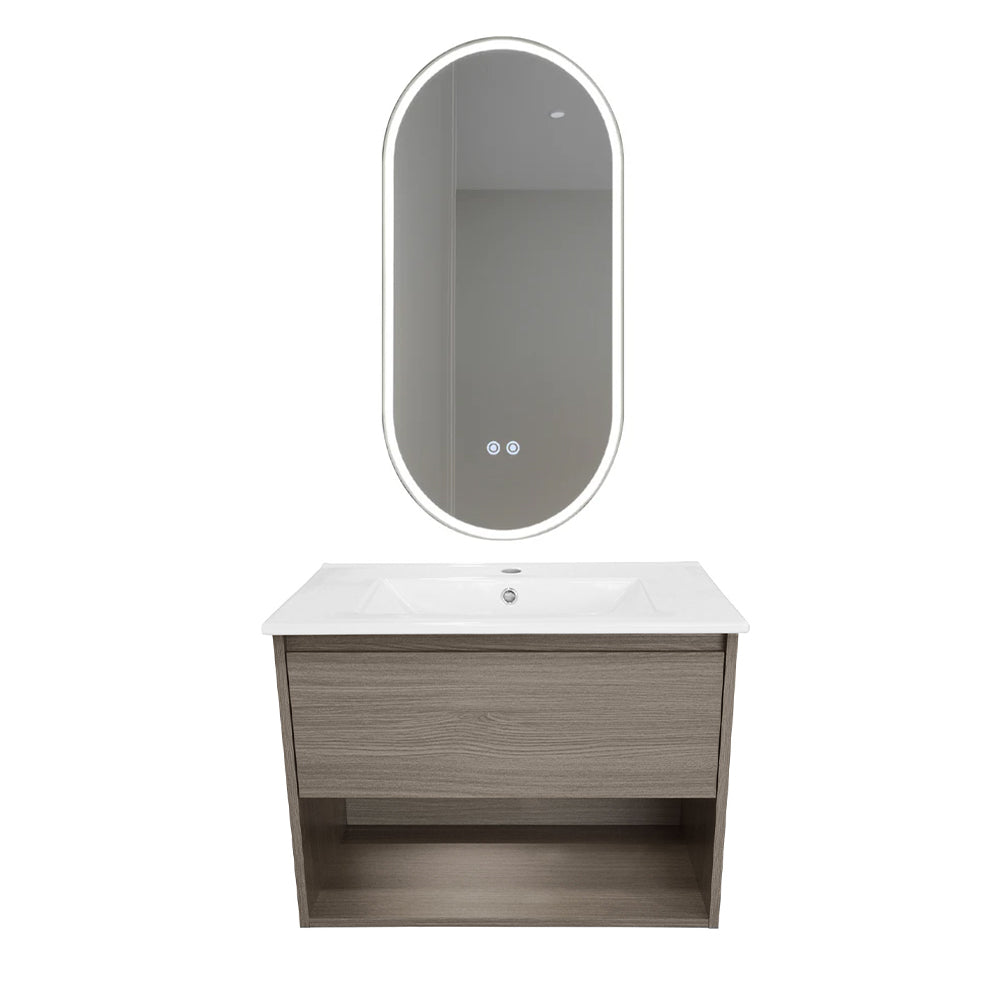 Pack Baño Ronda | Mueble Vanitorio + Espejo Led