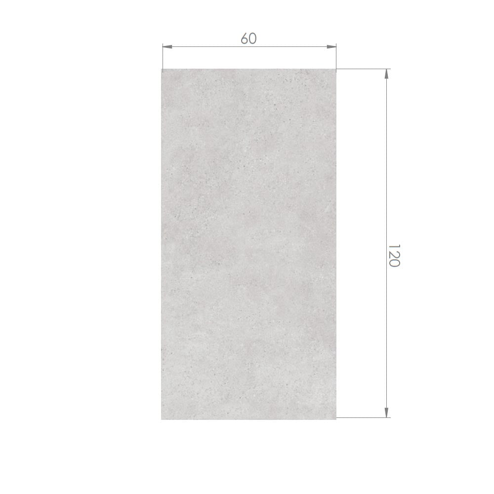 SALDO - T2312E04 - TS002 T-STONE LIGHT GREY Porcelanato Mate 60x120 RT