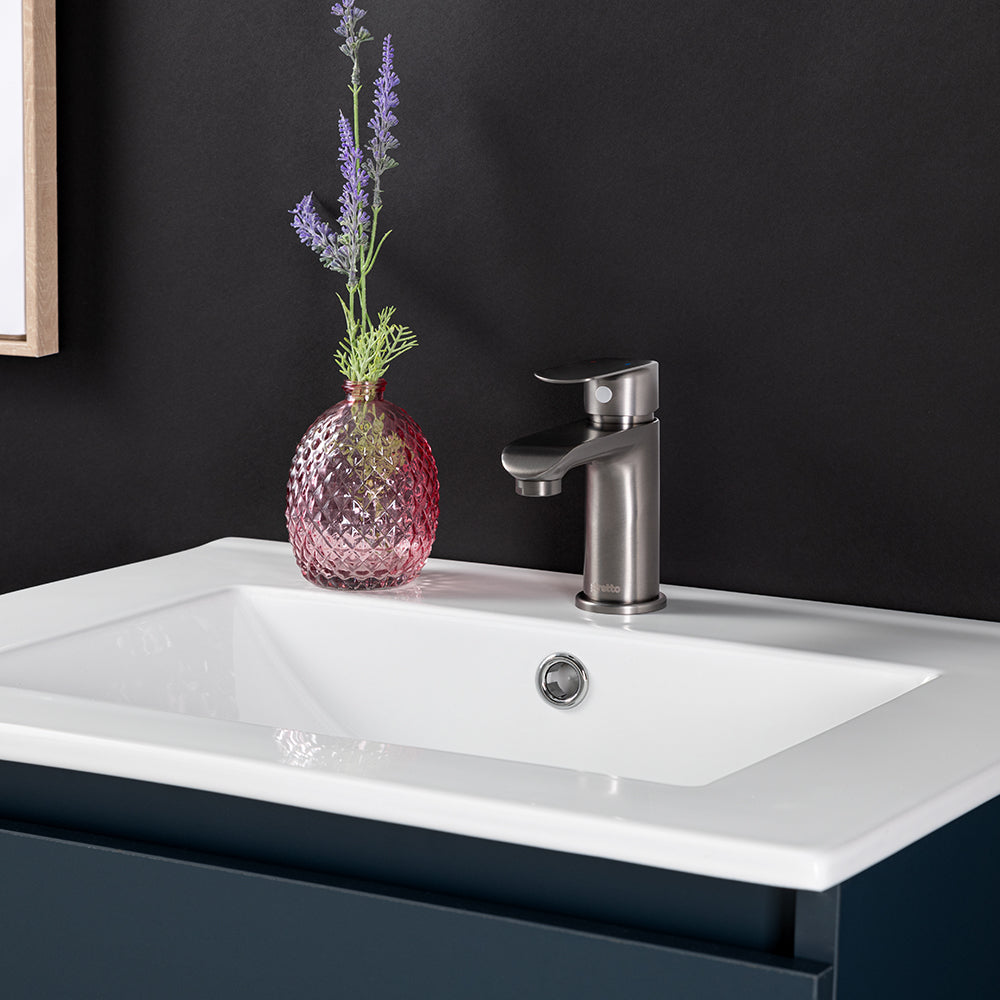 Monomando Lavamanos Priego Grafito Austral