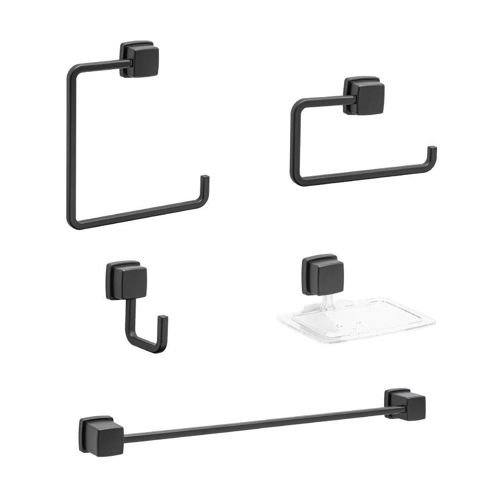 KIT 5 PIEZAS ACCESORIOS BAÑO MOSSINI