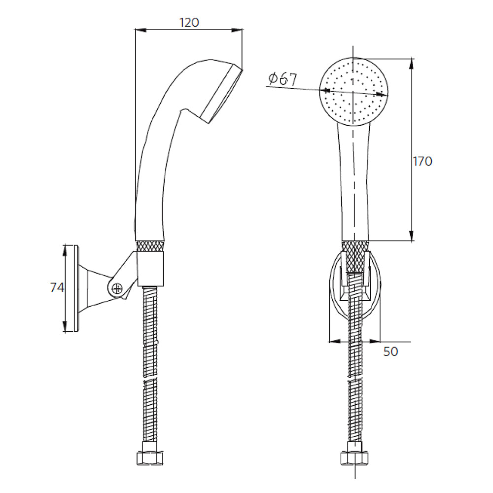 Juego Ducha  1,5 Mts