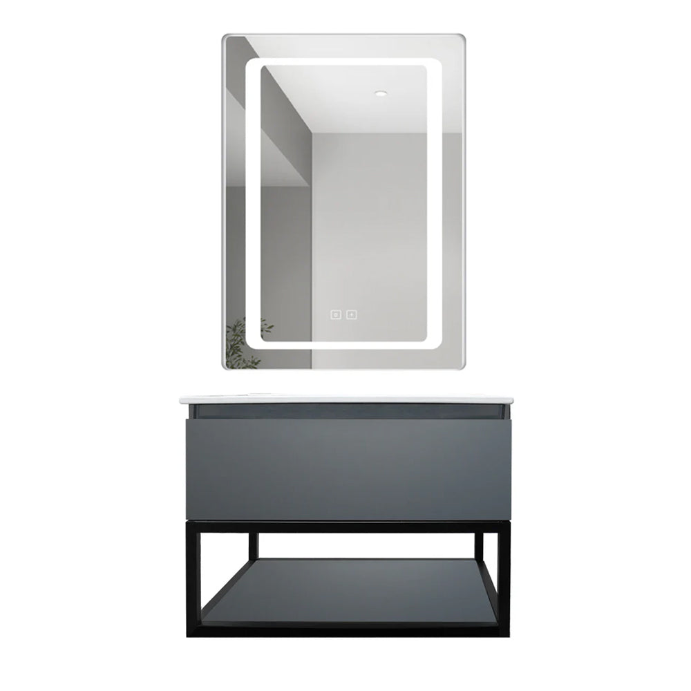 Pack Baño Pedraza | Mueble Vanitorio + Espejo Led